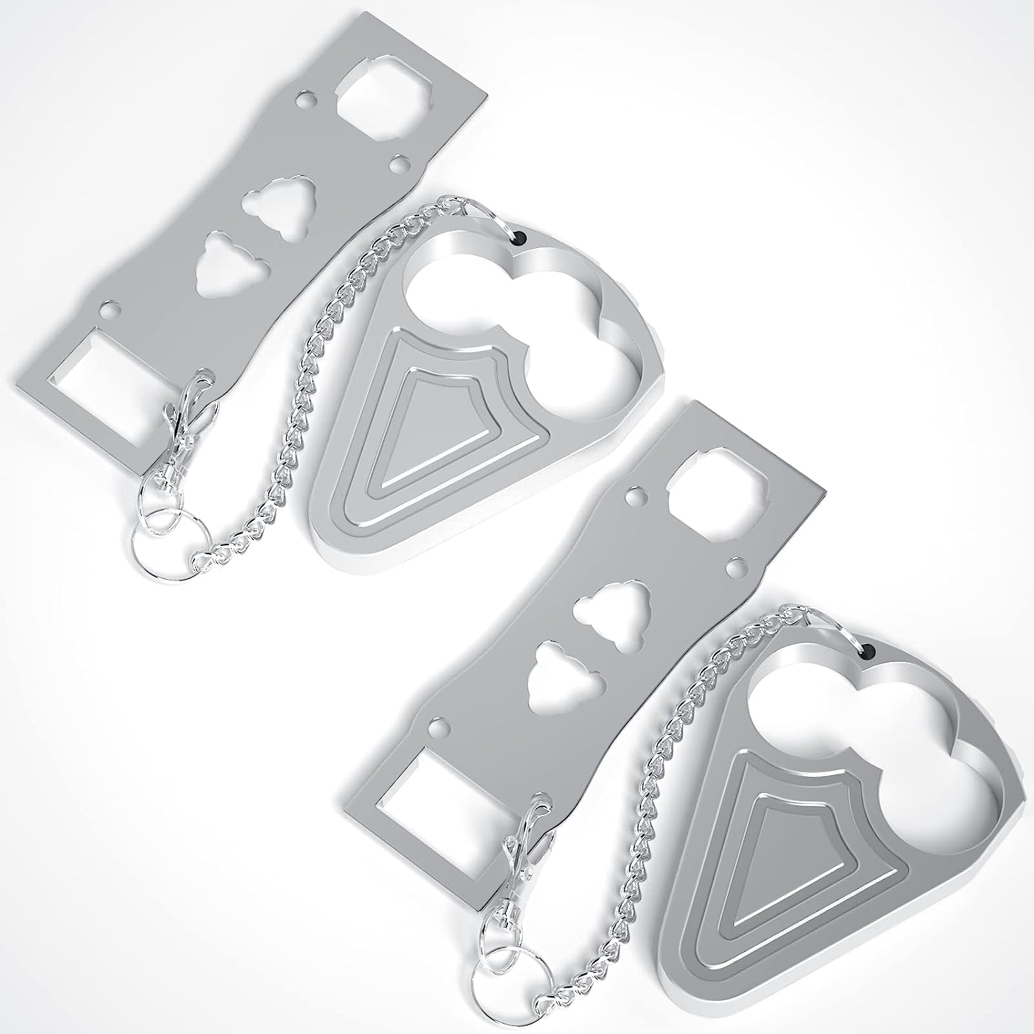 2 Pack Portable Door Lock, Hotel Door Locks for Travelers Metal, Prevent Unauthorized Entry, Apartment Essentials, Home Security, Traveling Essentials, Silver
